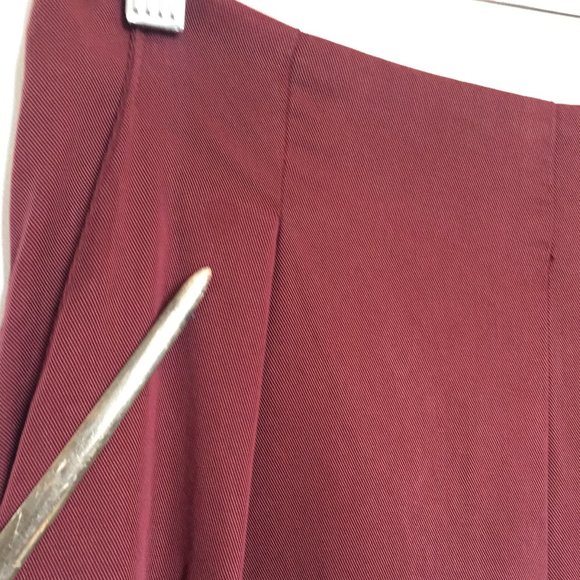 * SOLD* Amanda Moss Peggy Pant merlot - Picture 4 of 11